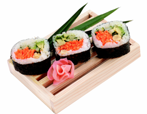 Veggie Maki Sushi Perspective: front