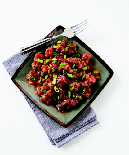 Salmon Poke Perspective: front
