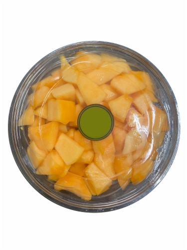Fresh Cut Cantalope Perspective: front