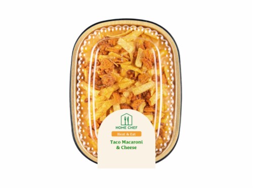 Home Chef Heat & Eat Taco Macaroni & Cheese Perspective: front