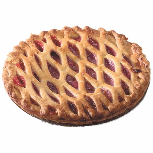 Strawberry Rhubarb Pie Perspective: front