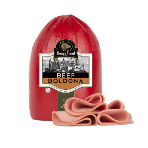 Boar's Head® Beef Bologna Fresh Sliced Deli Meat Perspective: front