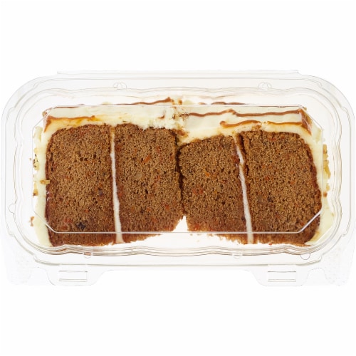 Bakery Fresh Goodness 2 Slice Carrot Cake with Cream Cheese Icing Perspective: front