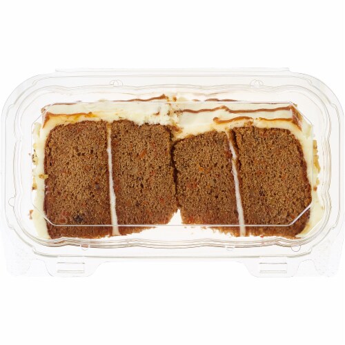 Bakery Fresh Goodness 2 Slice Carrot Cake with Cream Cheese Icing Perspective: front