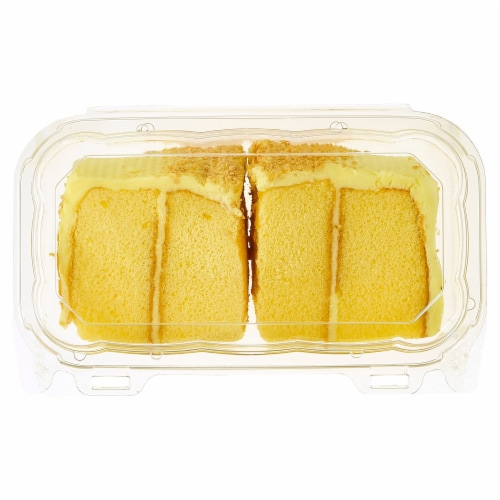 Bakery Fresh Goodness Lemon Iced Lemon Cake Slices Perspective: front