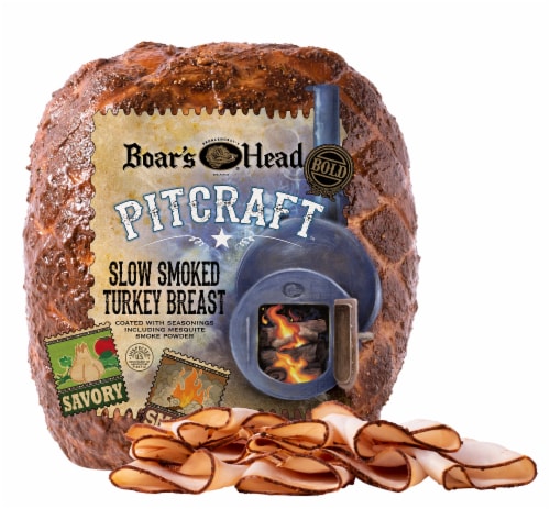 Boar S Head Grab Go Pitcraft Slow Smoked Turkey Breast Fresh Sliced