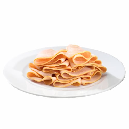 Cracker Barrel Honey Roasted Turkey Breast Fresh Sliced Deli Meat Perspective: front