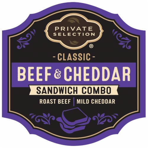 Private Selection® Classic Beef & Cheddar Sandwich Combo Perspective: front
