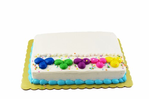 Bakery Fresh Party Balloon Sheet Cake Perspective: front
