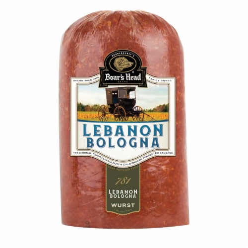 Boar's Head® Lebanon Bologna Fresh Sliced Deli Meat Perspective: front