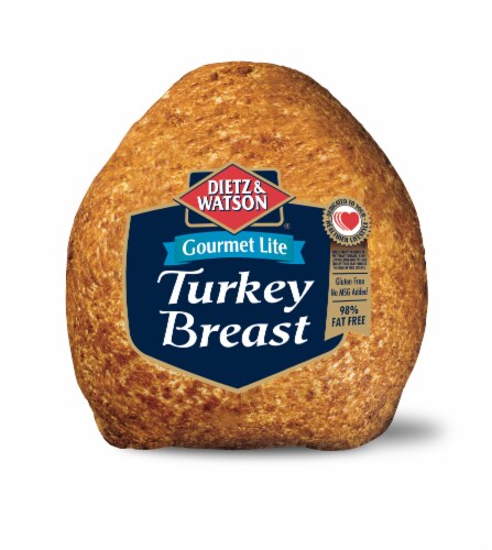 Dietz & Watson® Sliced Gourmet Lite Turkey Breast Fresh Sliced Deli Meat Perspective: front