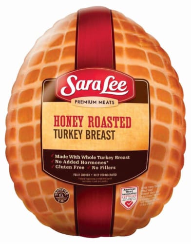 Grab & Go Sara Lee Honey Roasted Turkey Breast Fresh Sliced Deli Meat Perspective: front