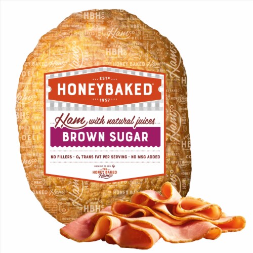 Honey Baked® Brown Sugar Ham Fresh Sliced Deli Meat Perspective: front