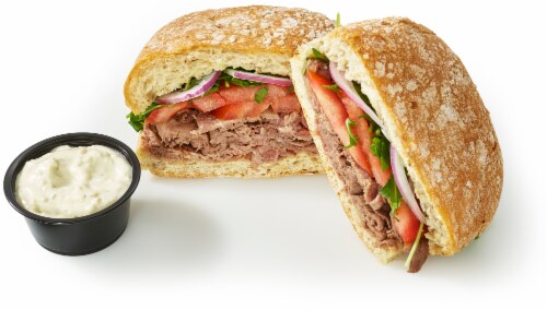 Kitchen 1883 Ribeye Sandwich with Bleu Cheese Aioli Perspective: front