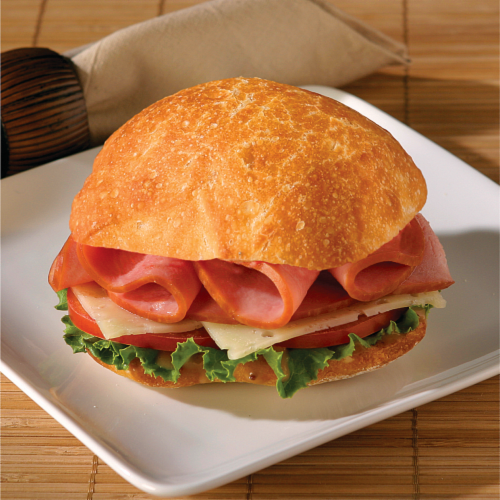 Private Selection Ham & Swiss Ciabatta Sandwich Perspective: front