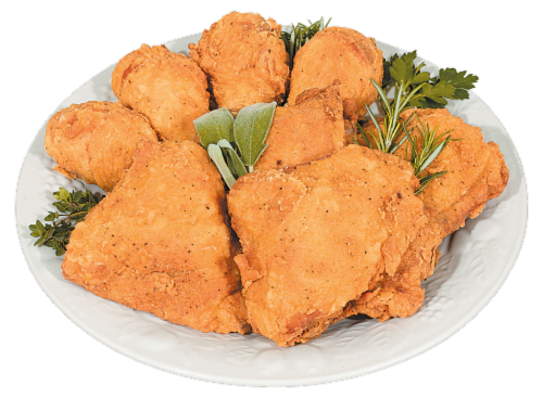 8 Count Deli Fresh Fried Chicken (NOT AVAILABLE FOR ORDERS BEFORE 11:00 am DAILY) Perspective: front