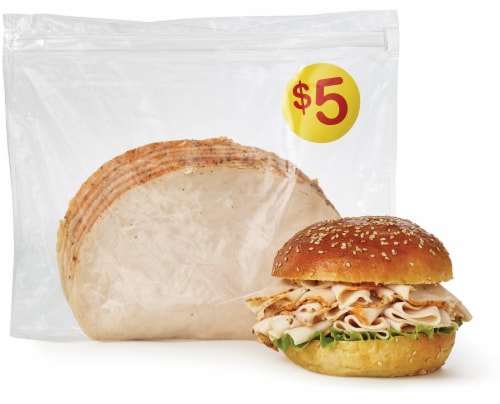 Sliced Oven Roasted Turkey Breast Perspective: front