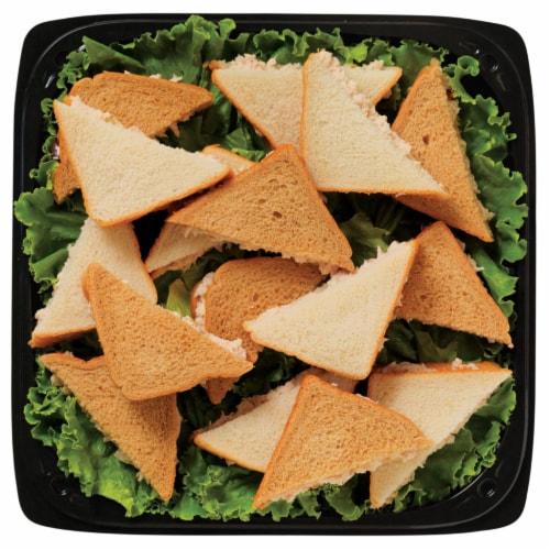 Chicken Salad Sandwich Platter Perspective: front