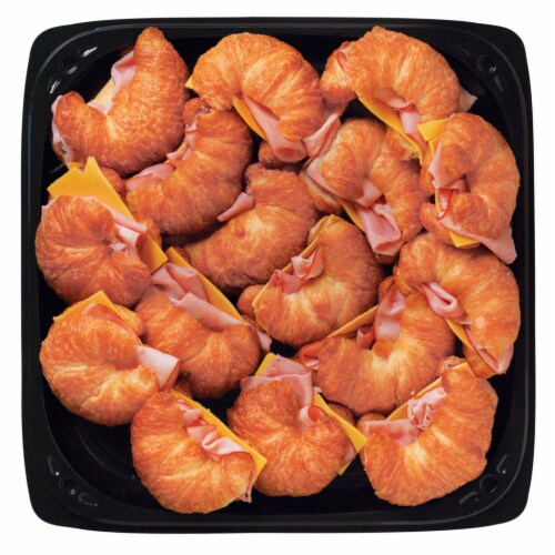 Breakfast Croissant Sandwich Platter Perspective: front