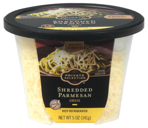 Private Selection™ Shredded Aged Parmesan Cheese Perspective: front
