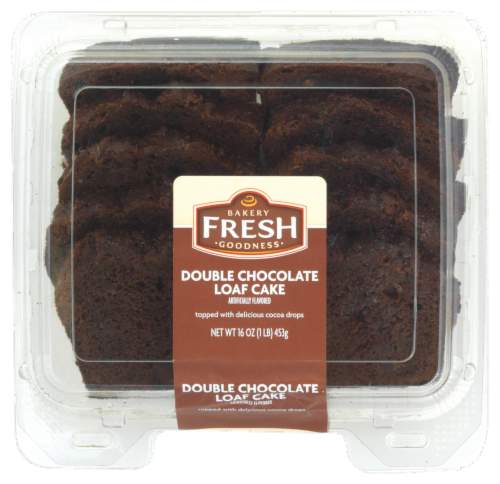 Bakery Fresh Goodness Double Chocolate Loaf Cake Perspective: front