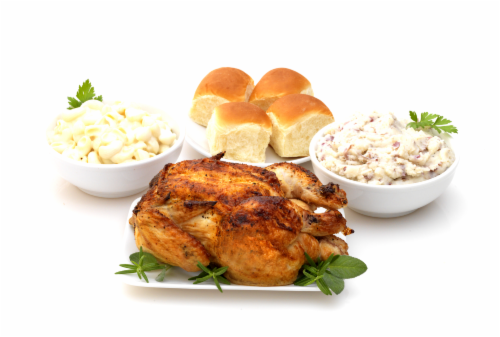 Deli Fresh Hot Roasted Chicken Meal (NOT AVAILABLE BEFORE 11:00 am) Perspective: front
