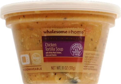 Wholesome@Home Chicken Tortilla Soup Perspective: front