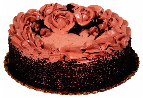 Bakery Fresh Goodness Chocolate Crunch Single Layer Cake Perspective: front
