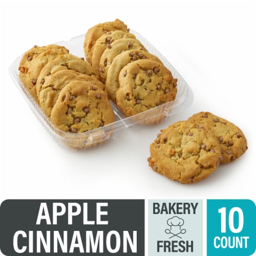 Bakery Fresh Goodness Apple Cinnamon Soft Top Cookies Perspective: front