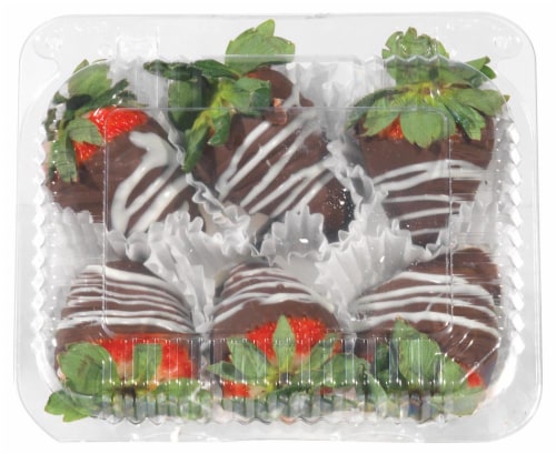 Chocolate Dipped Strawberries Perspective: front