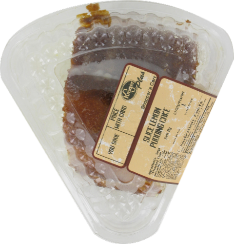 Kroger® Lemon Pudding Cake Slice Perspective: front