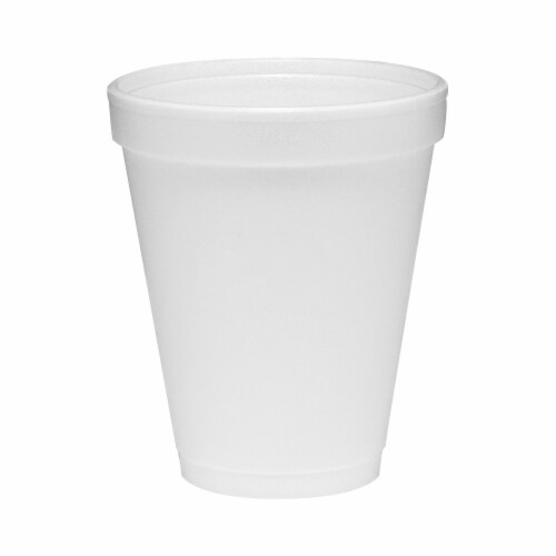 Dart Disposable Drinking Cup White Styrofoam 10 oz. 1000 Ct 10J10, 1000 ct  - Fry's Food Stores