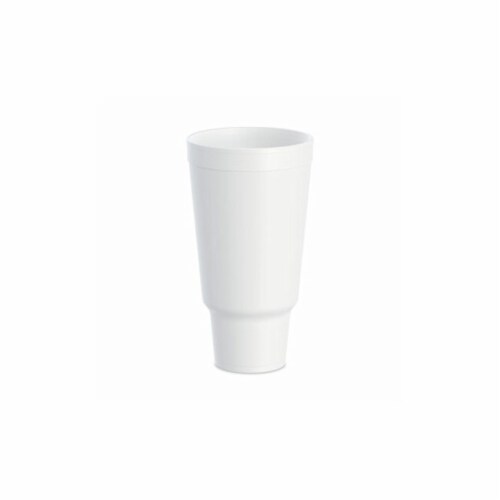 J Cup Insulated Foam Pedestal Cups, 44 oz, White, 300/Carton