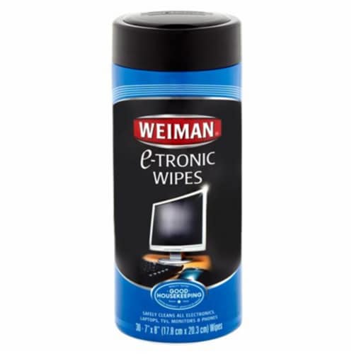 Weiman E-Tronic Screen Wipes Perspective: front