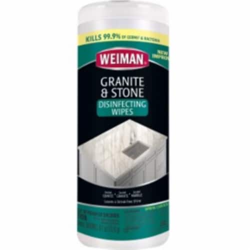 Weiman Granite & Stone Daily Wipes Perspective: front