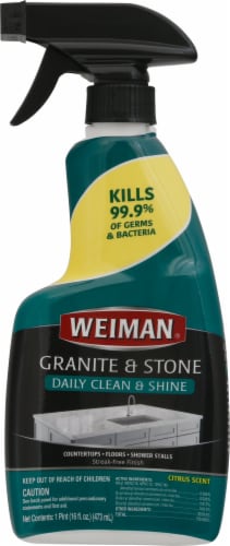Weiman® Granite & Stone Daily Clean & Shine Citrus Scent Cleaner Perspective: front
