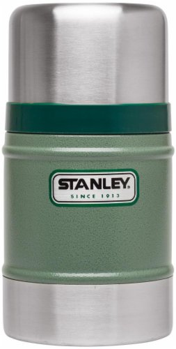 Stanley® Classic Vacuum Food Jar - Hammertone Green Perspective: front