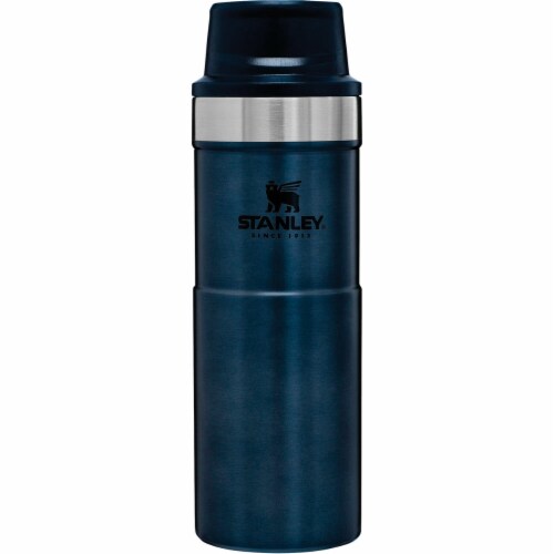 Stanley® Trigger Action Mug - Blue Perspective: front