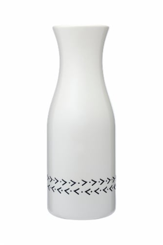 Clay Art Ceramic Carafe - Geo Perspective: front