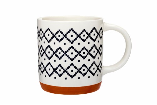 Clayart Chevron Print Mug Perspective: front