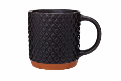 Clay Art Dougie Mug - Black Perspective: front