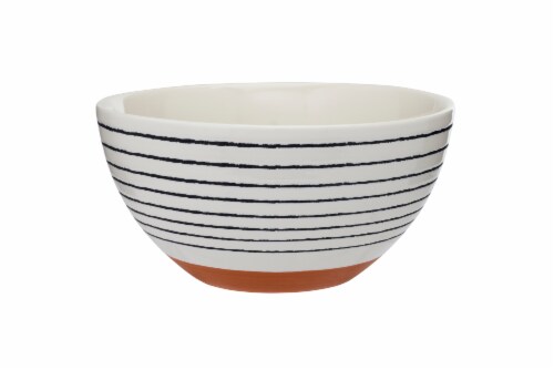 Clayart Stripe and Clay Bowl Perspective: front