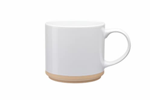 Clay Art Clay Base Mug - Cream Perspective: front