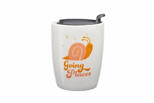Clay Art Going Places Snail Mug Perspective: front