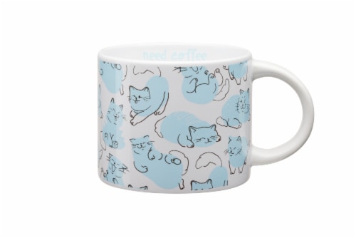 Clay Art Cats Mug Perspective: front