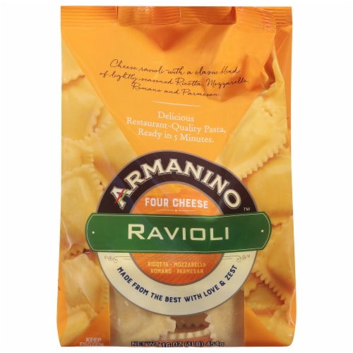 Armanino™ Four Cheese Ravioli Perspective: front