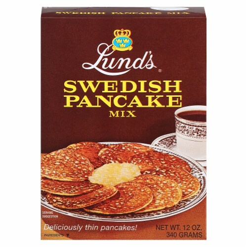 Lund's® Swedish Pancake Mix Perspective: front
