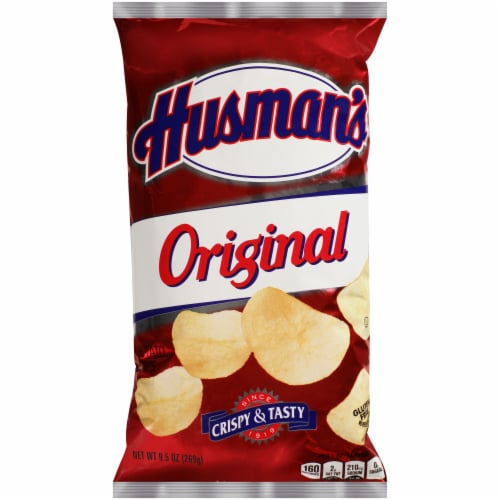 Husman's Original Plain Potato Chips Perspective: front