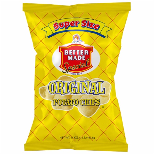 Better Made Original Potato Chips Perspective: front