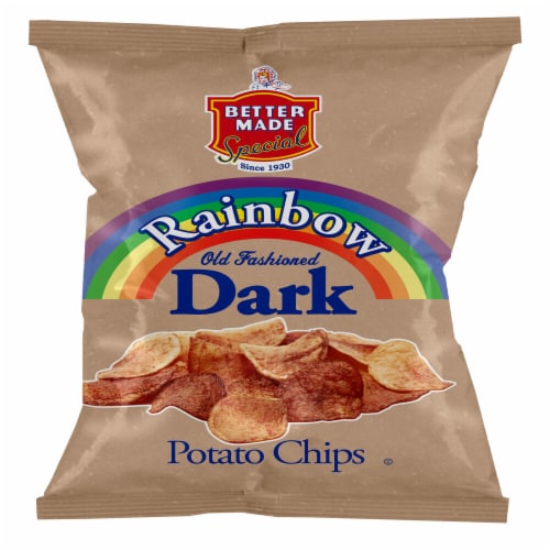 Better Made Rainbow Old Fashion Dark Potato Chips Perspective: front